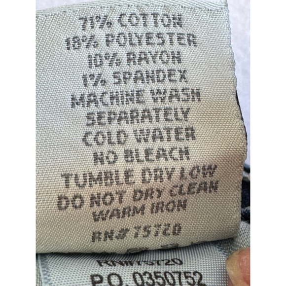 Women's BKE Denim Culture Capri Jeans Size 31 dark Blue faded wash - Picture 6 of 10